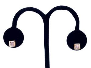 .40 Carat Invisible Set Diamond Estate Screw Back Earrings in 14k Yellow Gold - $1999