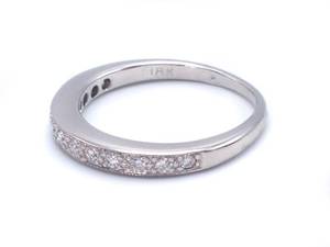 High-Quality Diamond Band in 18k White Gold - $2225