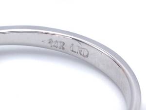 Lovely Tanzanite and Diamond Estate Ring in 14k White Gold - $2850