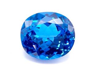 19.5 Carat High Quality Deep Ocean Blue Topaz Gemstone