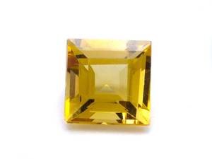 1.04 Carat Square Cut Citrine Gemstone