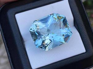 41.46 Natural Aquamarine Untreated, Certified, Retail $21,000