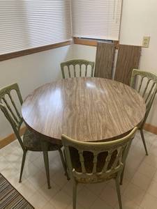 lot 6 image: Table and Chairs