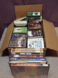 lot 47 image: Box of Cassettes & CDs