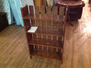 lot 72 image: Wood Shelving Unit