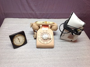 lot 92 image: Phone, Iron & Temp Gauge