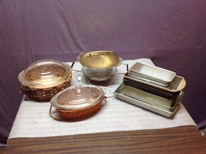 lot 94 image: Pyrex & Wear-Ever