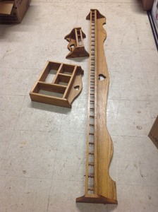 lot 117 image: Wood Display Units