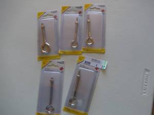 lot 27 image: National Hardware 14 x 7-12 AluminumSteel Eye And Eye Turnbuckle N422574 (Qty 5)-Not used