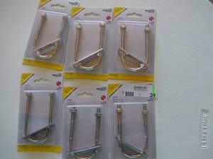lot 24 image: National Hardware 1 Count 1.75-in W x 3.98-in L x 516-in Dia Stainless Steel U-Bolt N422582 (Qty 6)-Not used