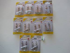 lot 26 image: National Hardware 1 Count 0.75-in W x 2.29-in L x 14-in Dia Stainless Steel U-Bolt N422583 (Qty 10)-Not used