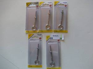 lot 28 image: National Hardware 14 x 7-12 AluminumSteel Eye And Eye Turnbuckle N422574 (Qty 5)-Not used