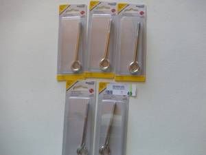 lot 49 image: National Hardware 14-in x 5-in Stainless Steel Eye-Head InteriorExterior Lag Screw N422472 (Qty 5)-Not used