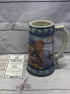 lot 35 image: Miller Brewing Majestic Wildlife Stein with COA