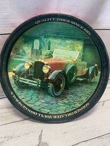 lot 38 image: General Tire 1927 Speedster 12 Vintage Metal Tray