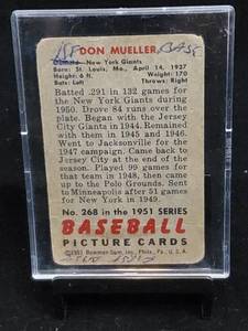 lot 11 image: 1951 Bowman Crads (5) Lot