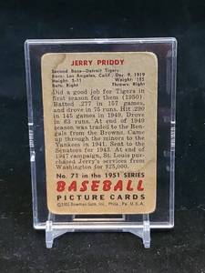 lot 8 image: 1951 Bowman Cards (5) Lot