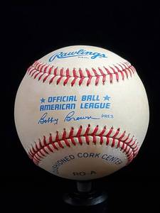 lot 42 image: Mike Boddicker Autographed ball