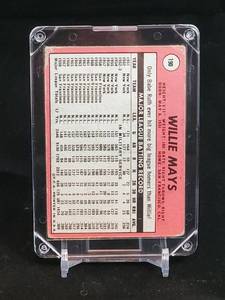lot 12 image: 1969 Topps Willie Mays Baseball Card