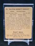 1941 Play Ball GUM, INC.Baseball Card Ralston Hemsley