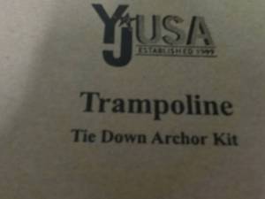 Trampoline Tie Down Anchor Kit...