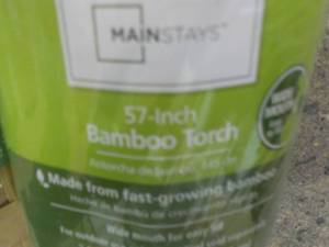lot of 6 - 57 Bamboo Torches...