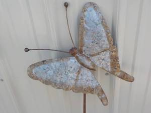 Bobbling Butterfly Galvanized Metal...