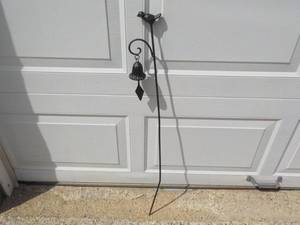 Cast Iron Bird and Bell 36 tall...