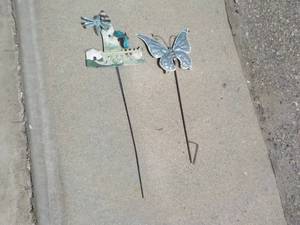 2 outdoor dcor 20 and 25 tall...