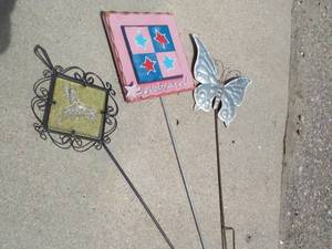 3 Outdoor Decor 20 and 24 tall...