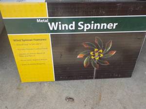 Metal Wind Spinner in box...