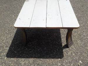 22 square Wood top on Metal Base- ...