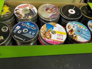 750 or so CDs, DVDs, Audio Books an...