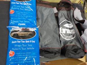 2 Car Top Tree Carriers and 2 Eurma...