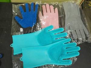 4 pair Silicone Gloves also good f...