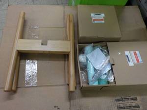 2 Bird Feeders and 1 Wood plant sta...