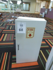 Fire Extinguisher in Cabinet