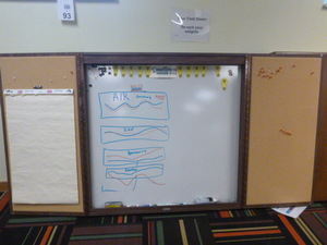 White Board in Case