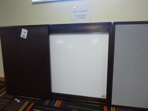 White Board in Case