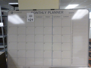 Monthly Planner White Board