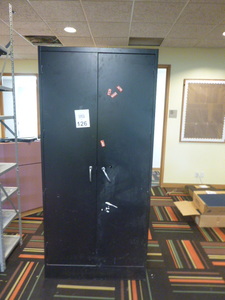 Black Metal Cabinet