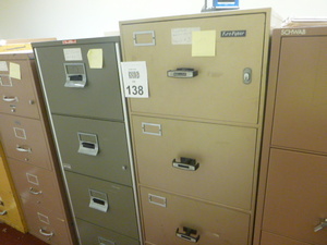 2 Fire Proof File Cabinets