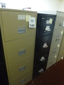 2 Fire Proof File Cabinets
