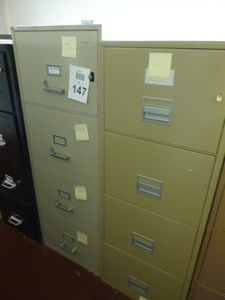 2 Fire Proof File Cabinets