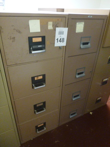 2 Fire Proof File Cabinets