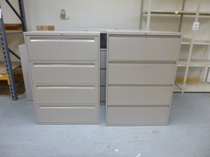 2 4 Drawer Lateral File Cabinets
