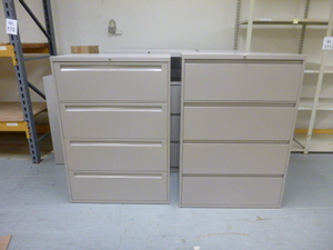 2 4 Drawer Lateral File Cabinets