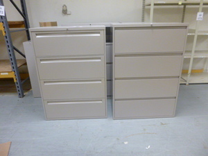 2 4 Drawer Lateral File Cabinets