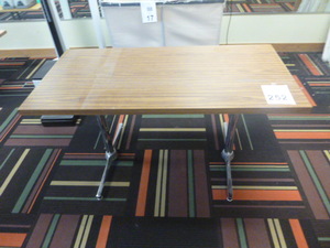 Wood Top Table