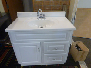 White Bathroom Vanity